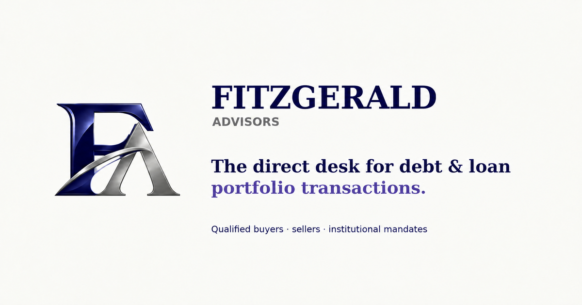 Commercial Hard Money Loan Sales | | Fitzgerald Advisors